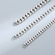 Cuban Link Chain Solid Sterling Silver Cuban Chain Necklace for Men Women Unisex